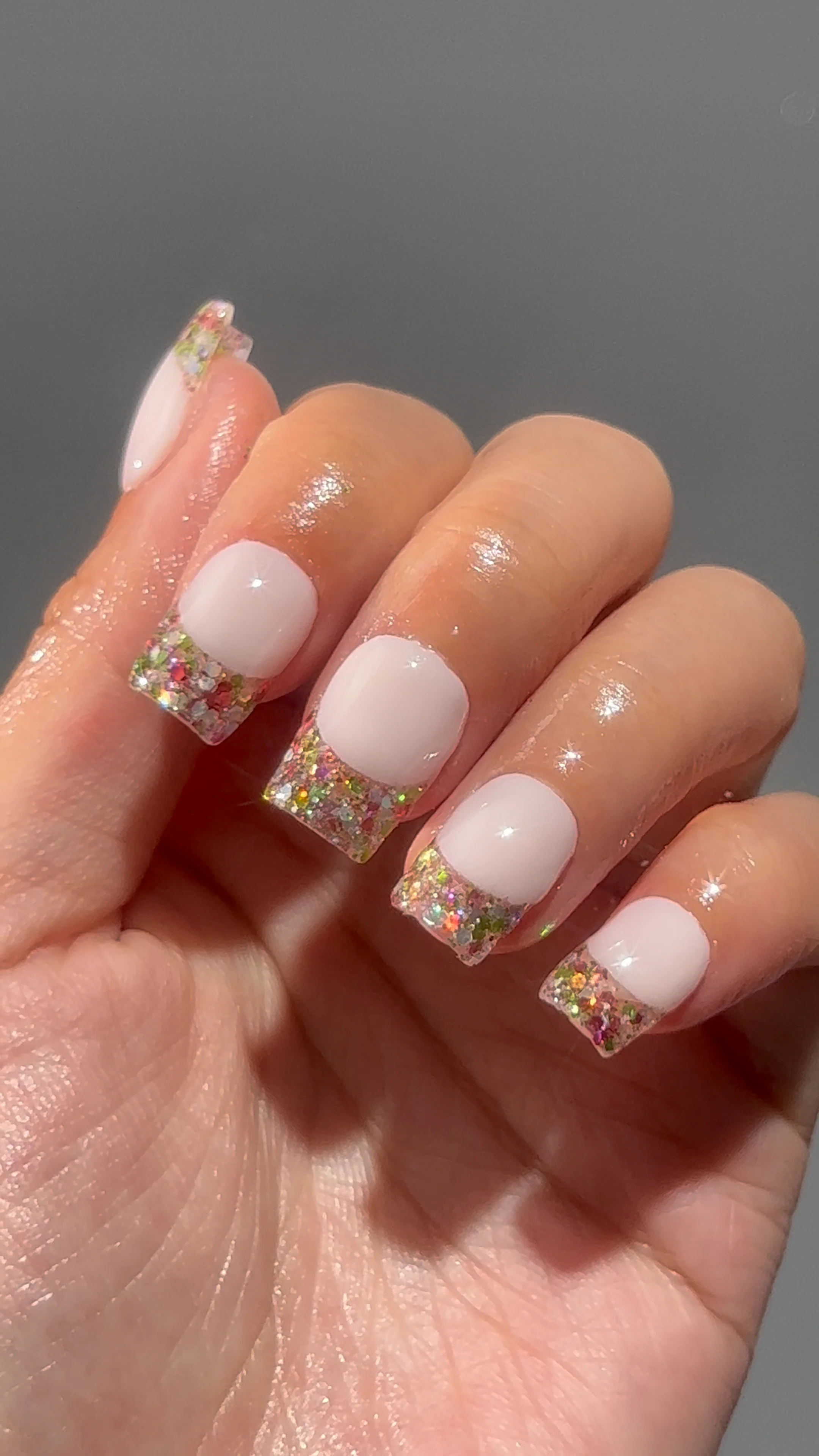 Revelry Glitter French Tip