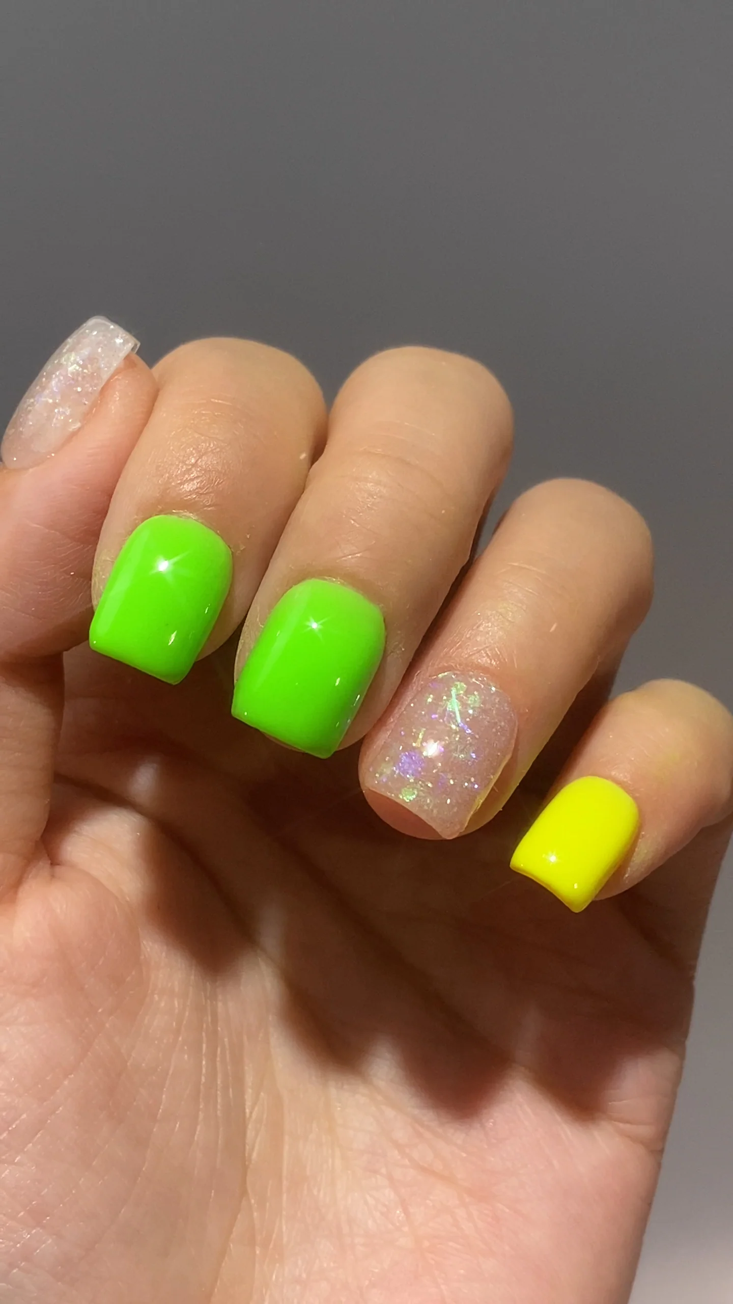 Vibrant Green & Yellow Opal